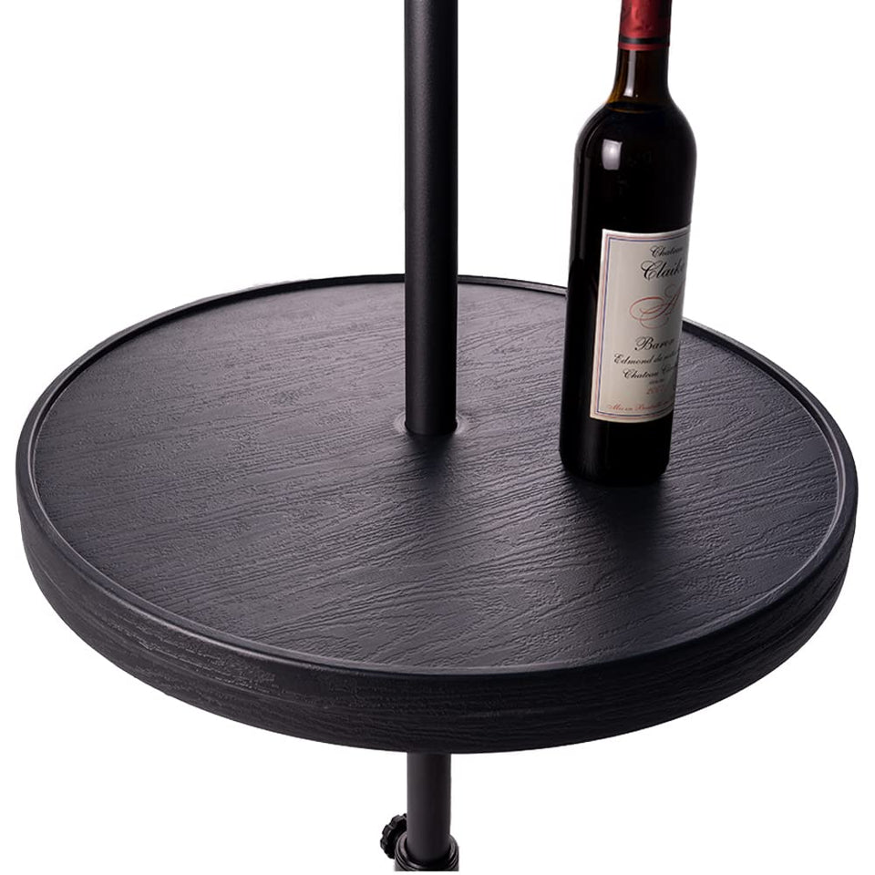 Sundale Outdoor umbrella table mounted around a 1.5 inch pole on a patio