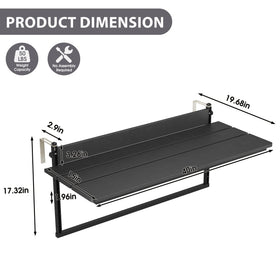Sundale Outdoor HDPE material table top with durable weather resistance