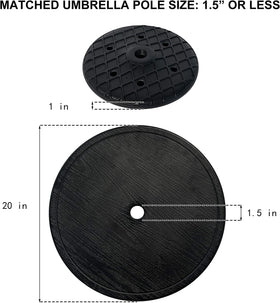 Sundale Outdoor durable plastic construction resists rust and chipping.