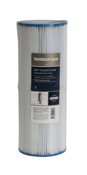Sundance Spas 50ft pleated filter design for clear water and easy maintenance.