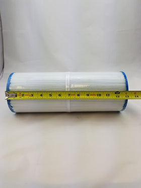 Sundance Spas pleated filter close-up highlights filtration surface for cleaner water.