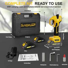 SundpeyPRO lightweight design at 1.25 kg for easy handling.
