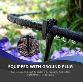 Suneed easy installation setup in a garden for seasonal watering.