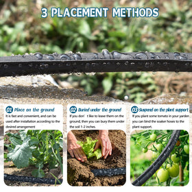 Suneed durable construction withstands sun and foot traffic for long-lasting watering.