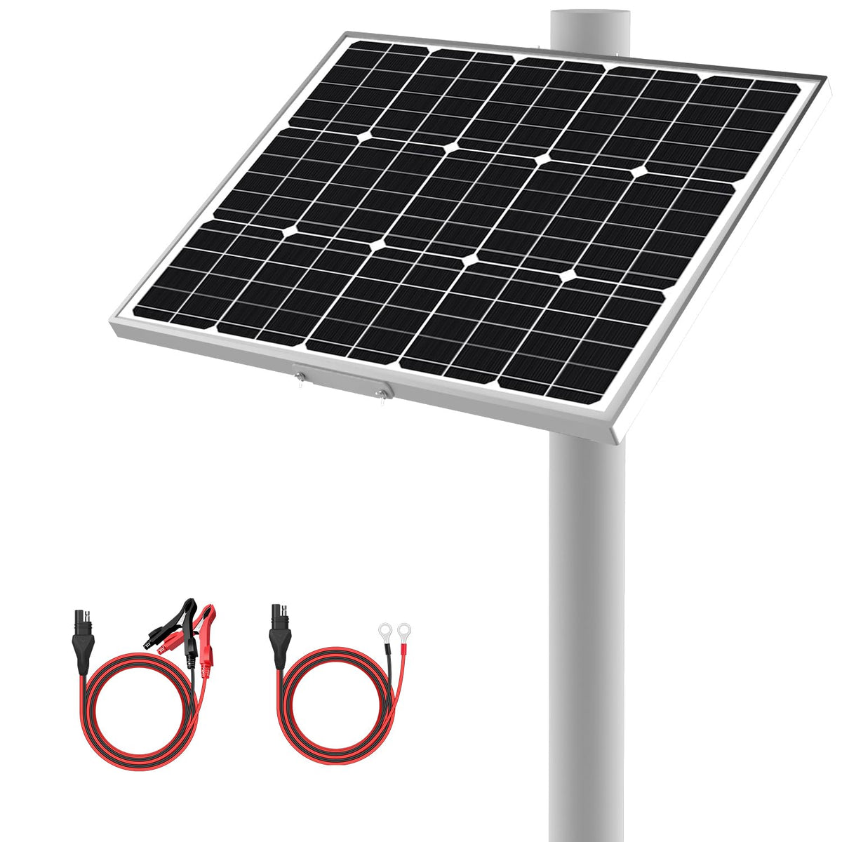 SUNER POWER 12V solar panel trickle charger for reliable outdoor battery maintenance.