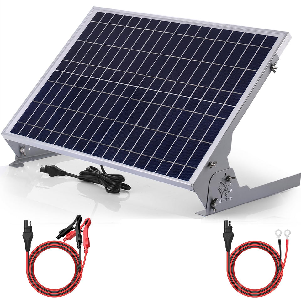 Suner Power 12V solar panel kit for reliable outdoor charging