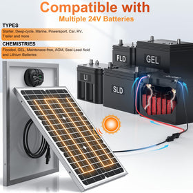 SUNER POWER charge level indicators show 25-50-75-100%.