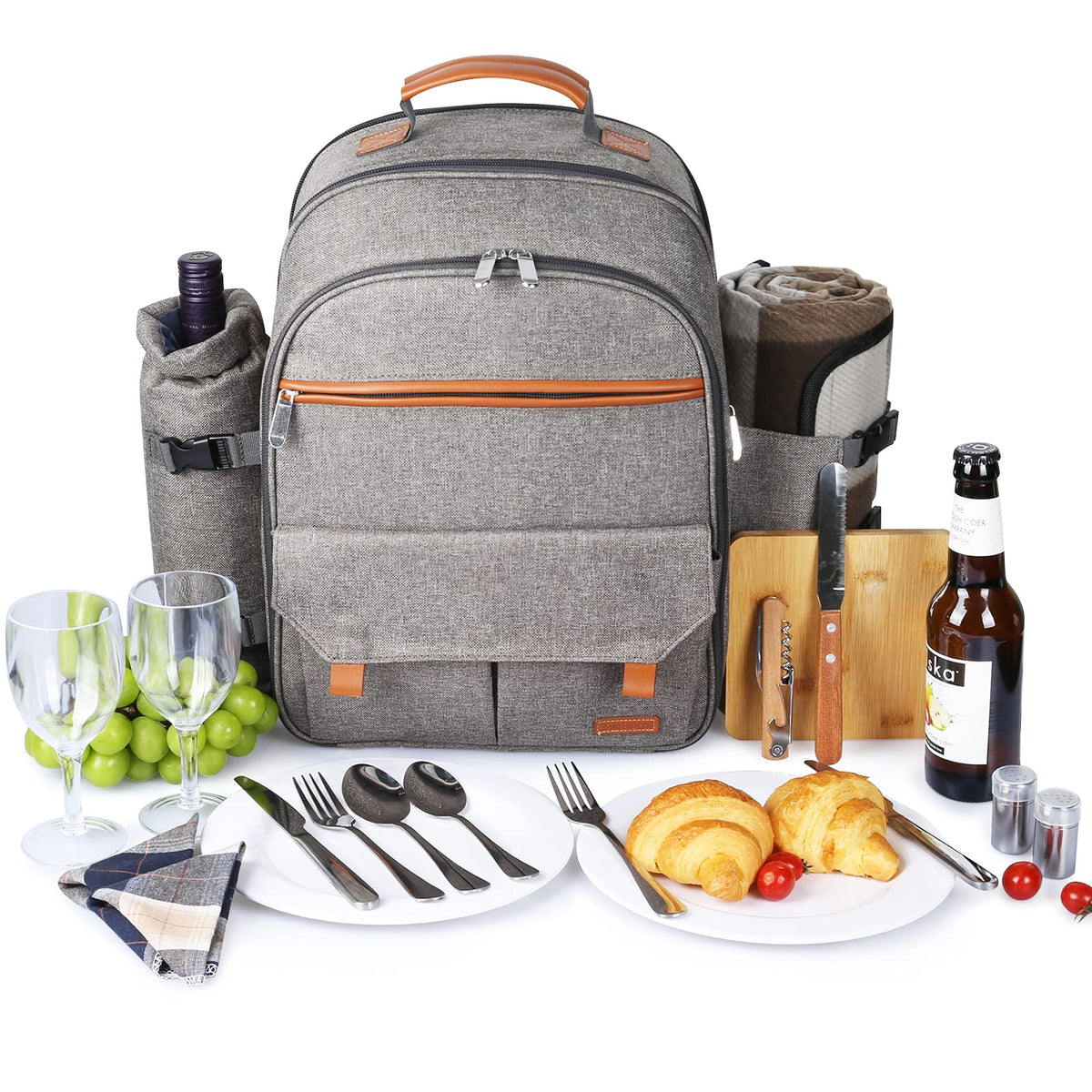 Sunflora bamboo cutting board for easy on-the-go prep