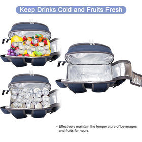 Sunflora uni-body TPE wine glasses provide sturdy, reusable glassware for picnics.