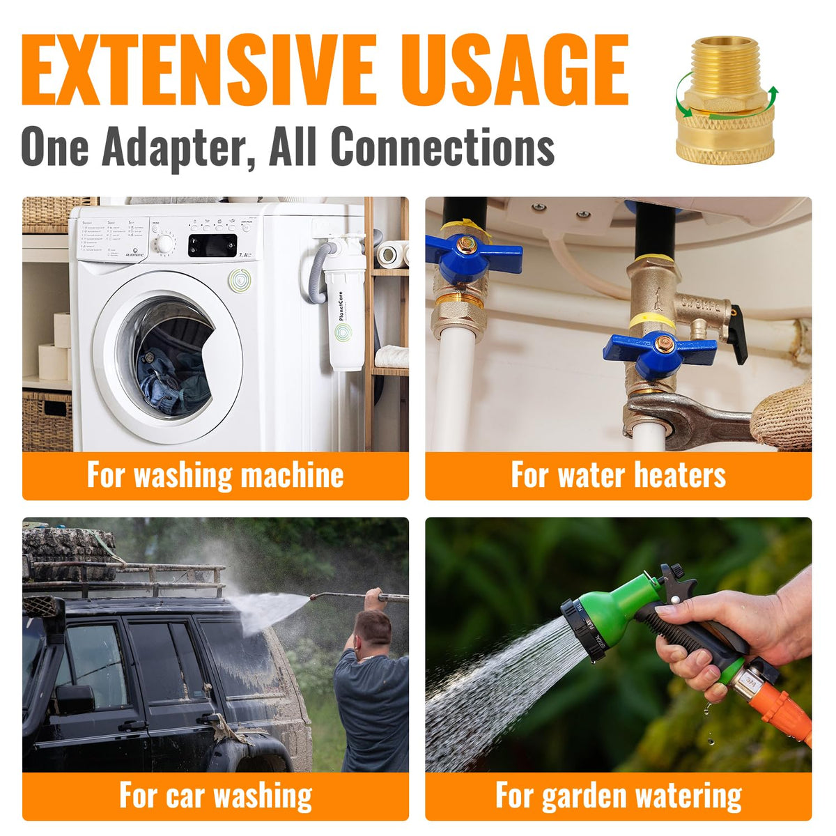 SUNGATOR swivel hose adapter quick attachment demonstration