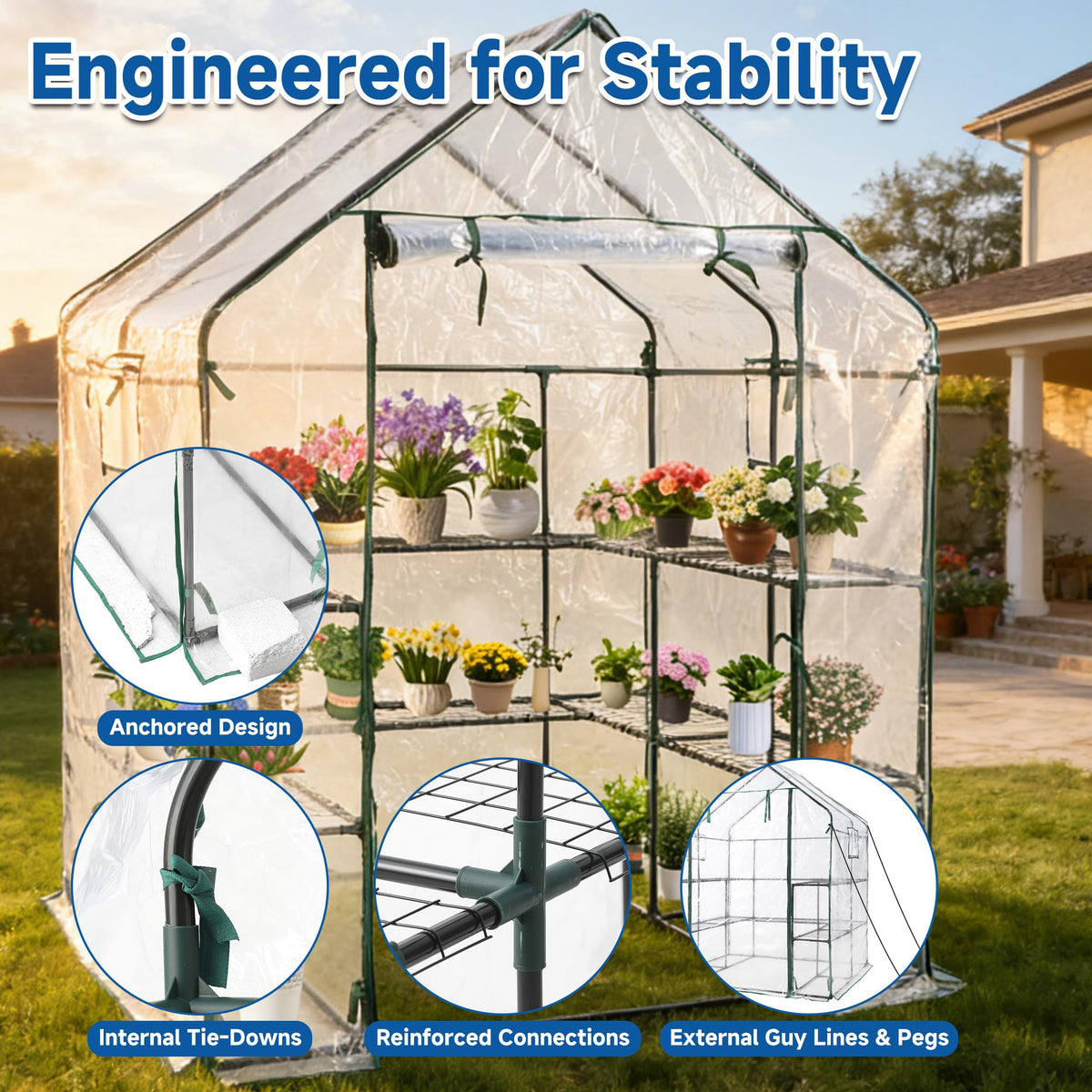 SUNGIFT steel-frame closeup shows durable construction for seasons
