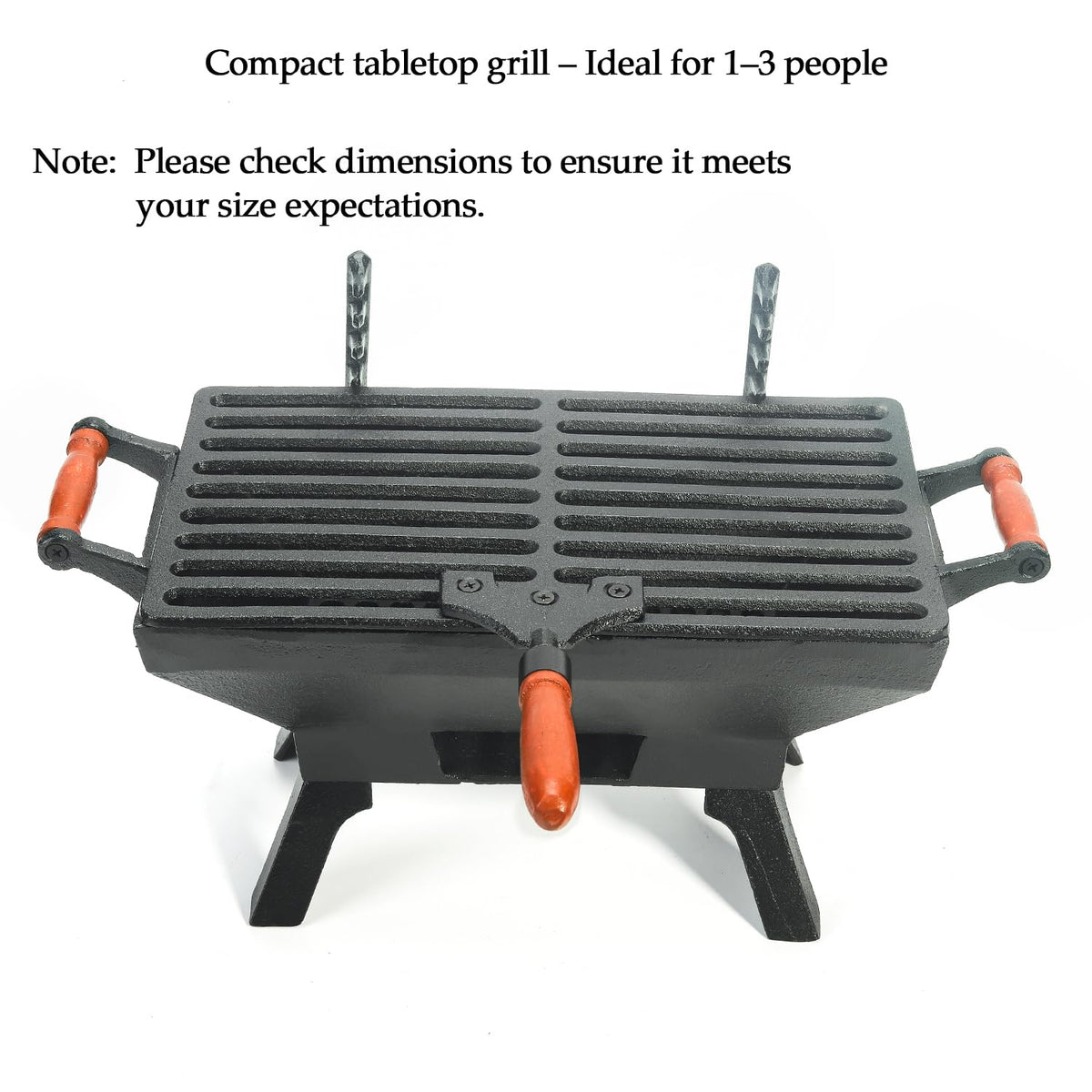Sungmor adjustable grate height feature to control heat for various dishes.