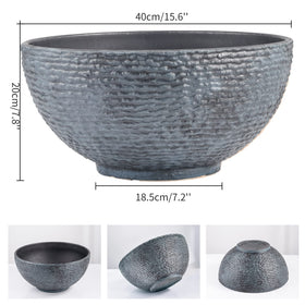 Sungmor bird-bath water container holds ample water for birds to bathe.