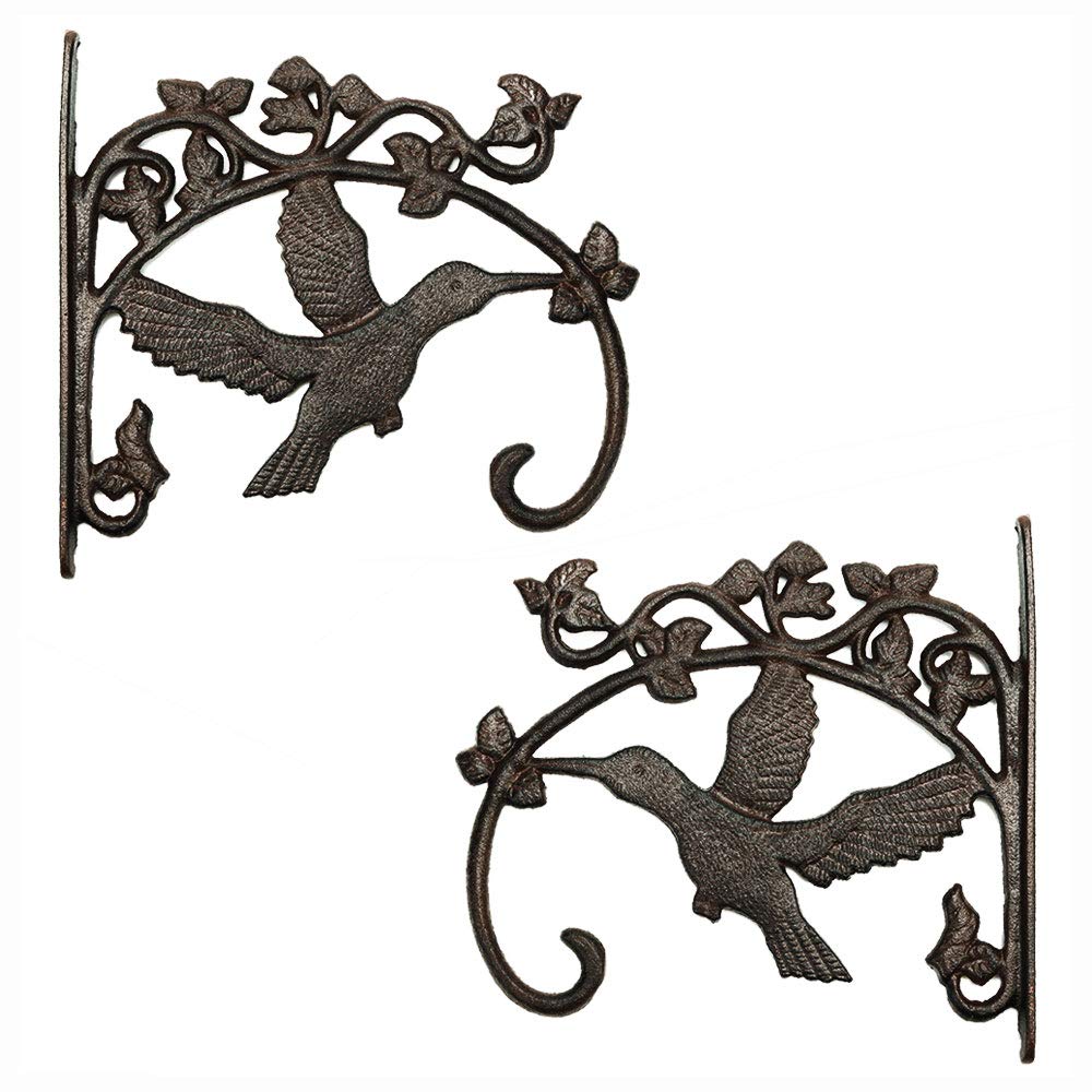 Sungmor hummingbird shape hanger front view shows decorative garden storage option