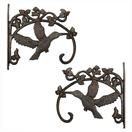 Sungmor hummingbird shape hanger front view shows decorative garden storage option