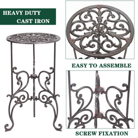 Sungmor large heavy-pot stand with wide base for stability.