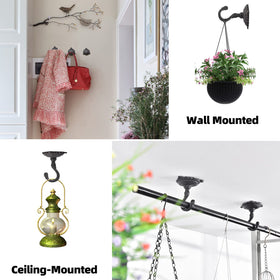 Sungmor plant hanger hook for indoor and outdoor displays.