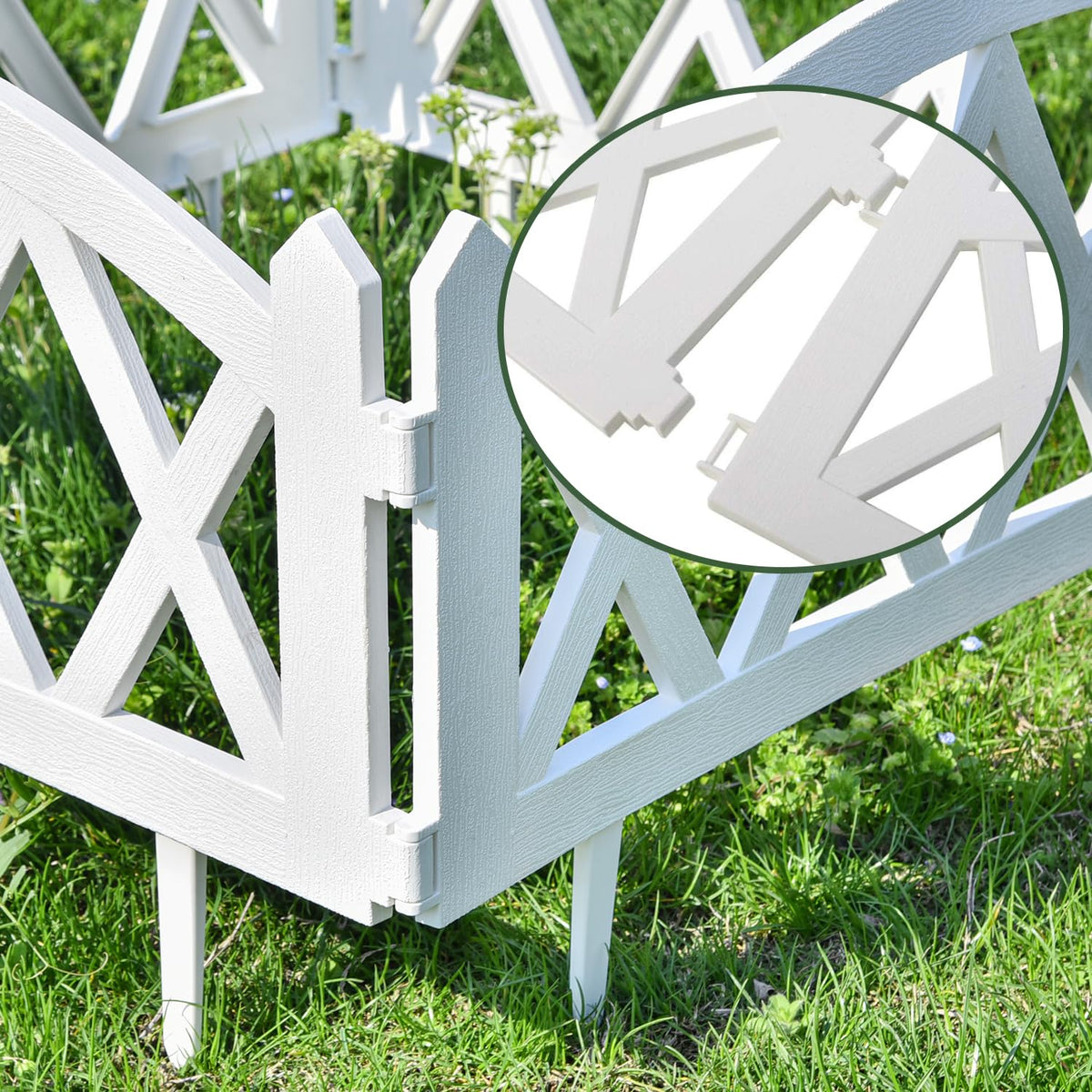 Sungmor in-ground stake placement supports stable border lines.