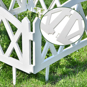 Sungmor in-ground stake placement supports stable border lines.