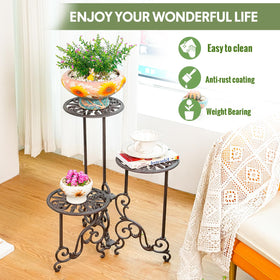 Sungmor 24-inch tall plant display fits corners and balconies