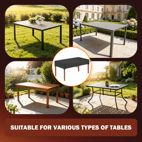 SUNICO quick-install table cover for easy seasonal protection