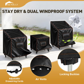 SUNICO interior UV coating provides UPF 50+ protection against sun fading.