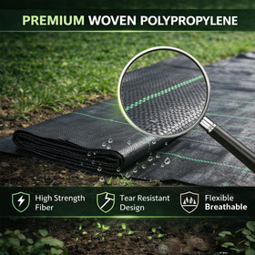 Sunifier durable landscape fabric suitable for various garden beds and plots