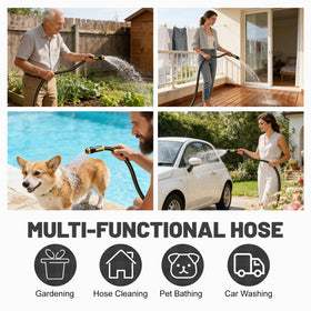 Sunifier water-safe material suitable for watering plants and outdoor chores