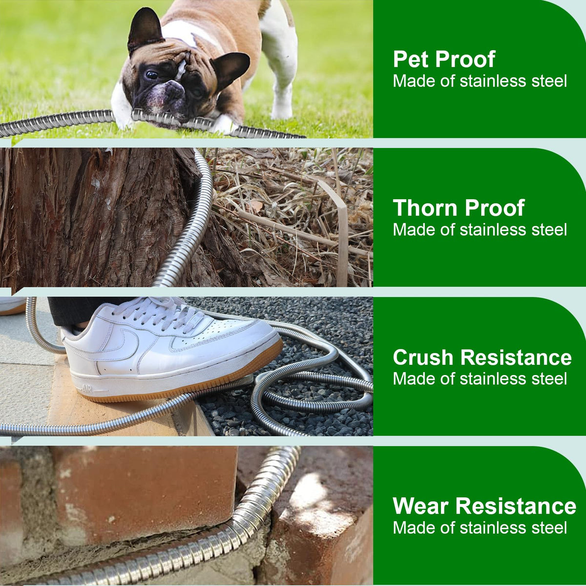 Sunifier stainless steel outer layer resists rust for long-lasting outdoor use