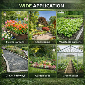 Sunifier raised bed weed barrier fabric for easier garden maintenance