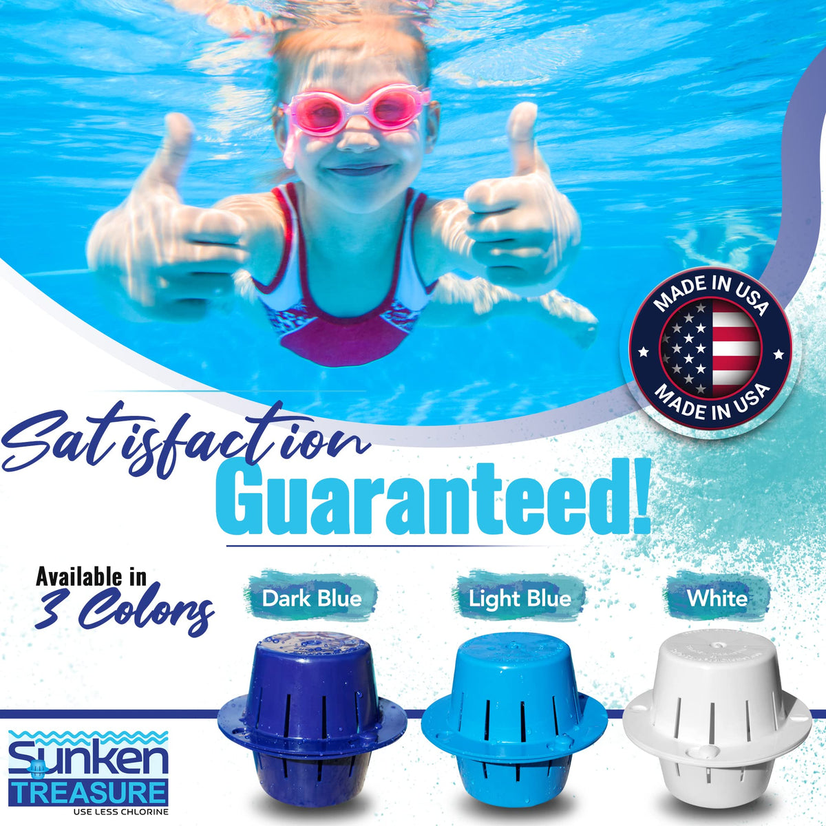 Sunken Treasure built to last; durable, USA-made design.