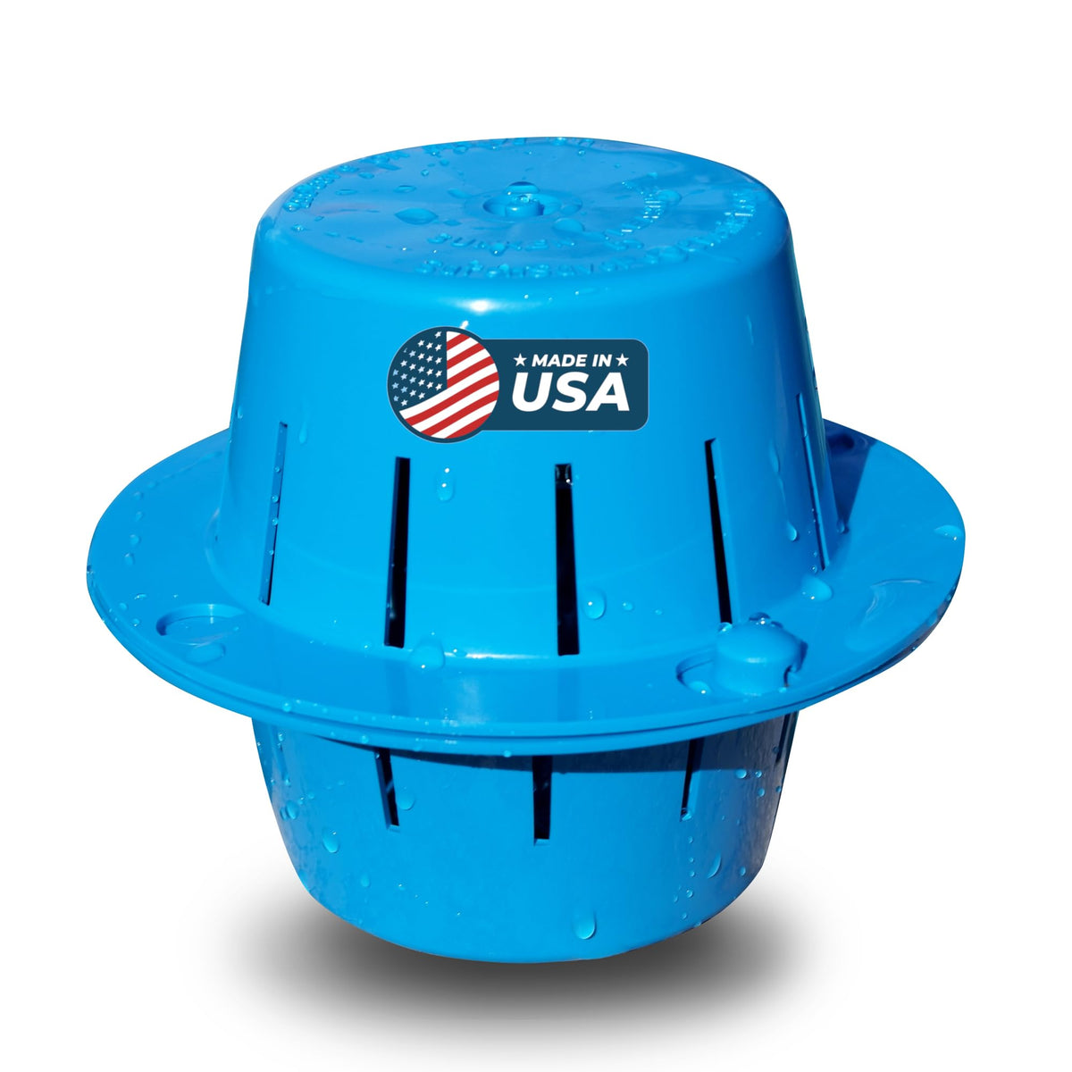 Sunken Treasure underwater chlorine dispenser releasing tabs to clean pool water