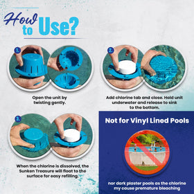 Sunken Treasure made in USA offers durable pool care