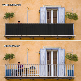 SUNLAX color options for privacy screen to match outdoor décor