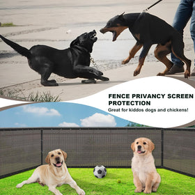 Sunlax privacy screen 50ft roll demonstrates breathable mesh while allowing airflow.
