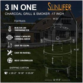 SUNLIFER top vent and built-in thermometer enable precise airflow control.