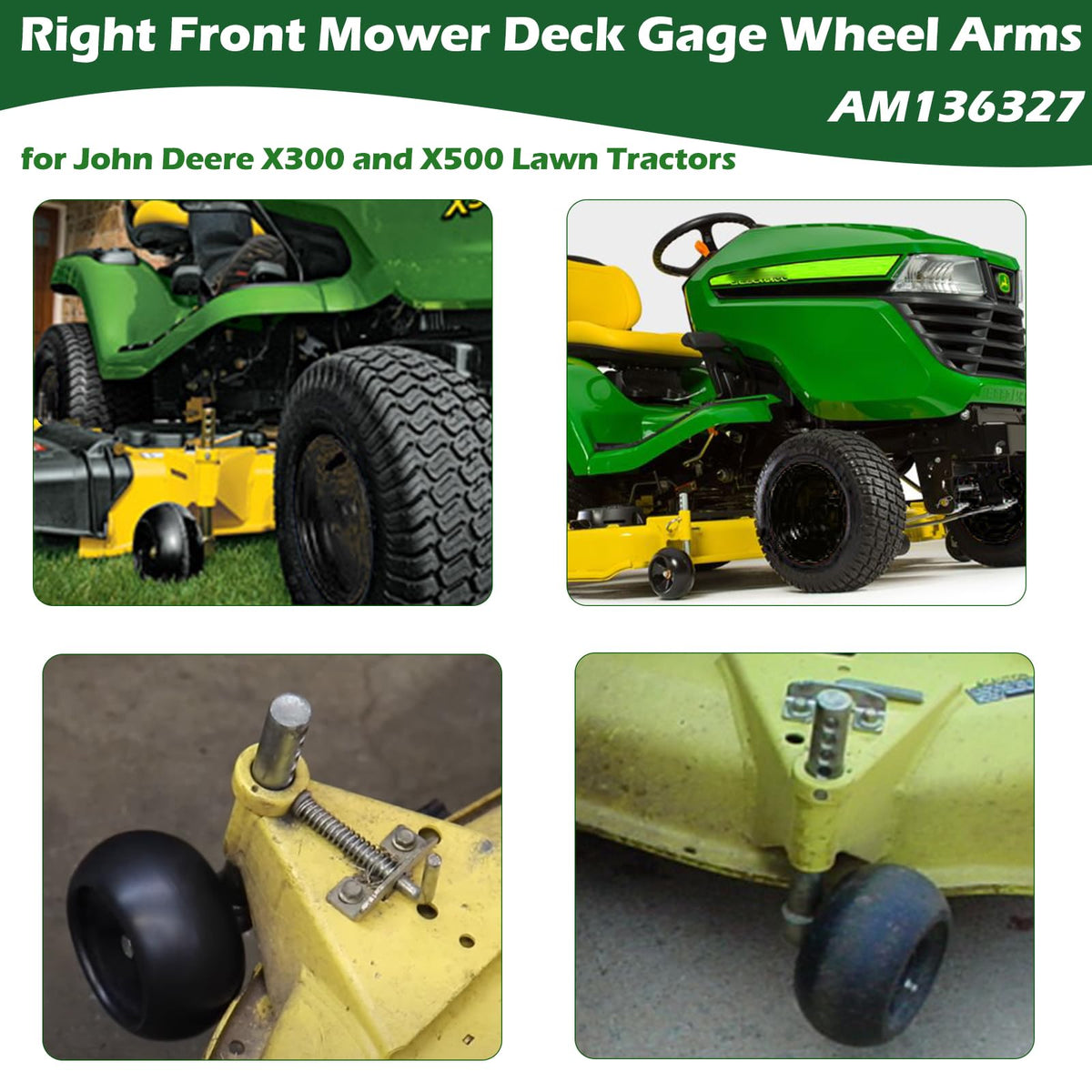 Sunluway AM136327 heavy-duty steel construction arm for John Deere decks