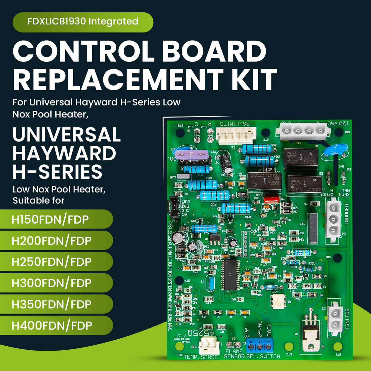Sunluway FDXLICB1930 illustration of Hayward H-series compatibility