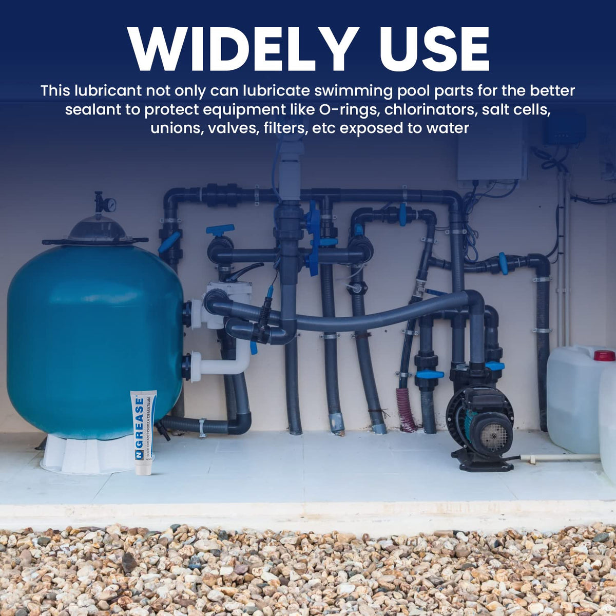 Sunluway odorless, water-safe silicone grease leaves no chemical scent