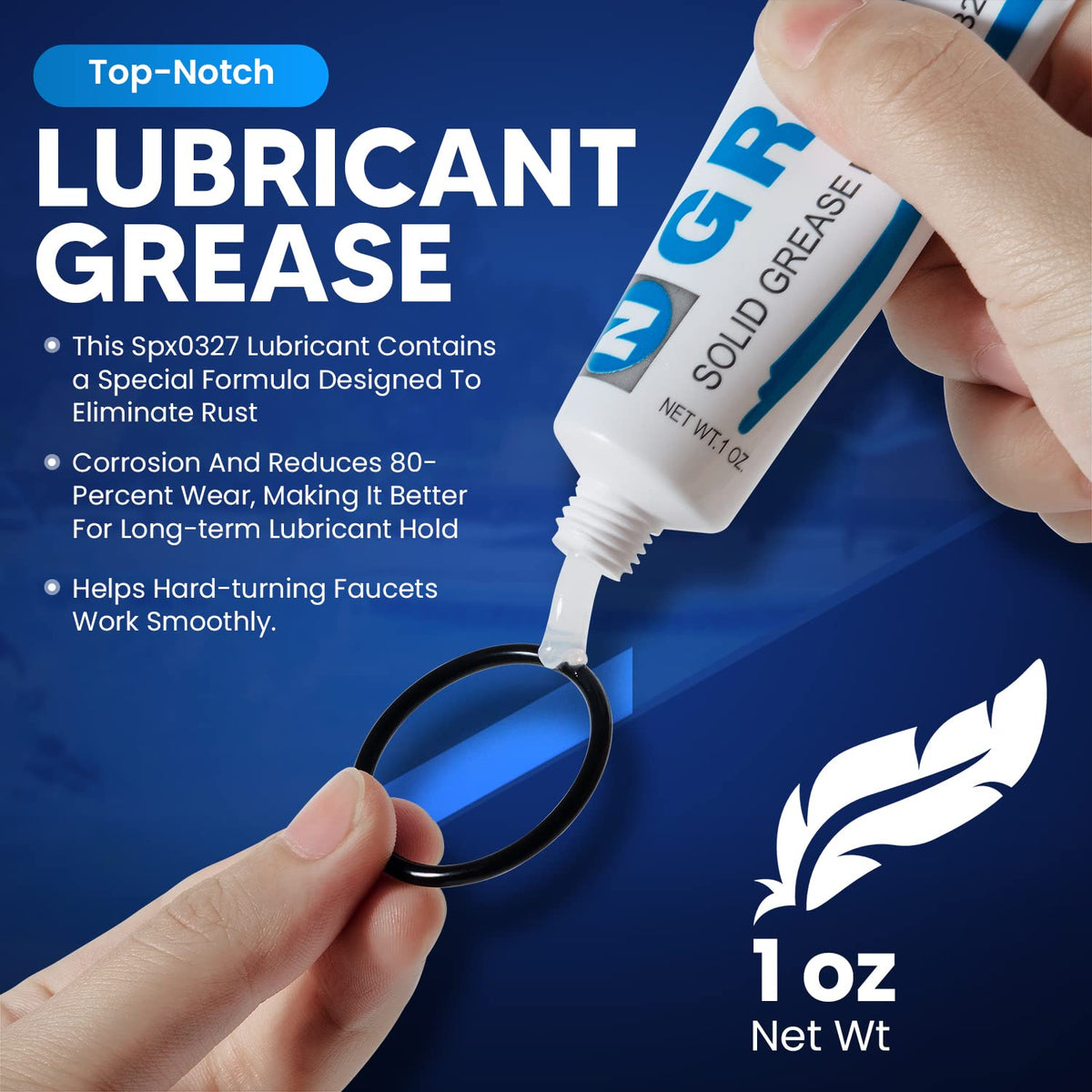 Sunluway lubricant on pool valve cartridges supports easier, quiet turning