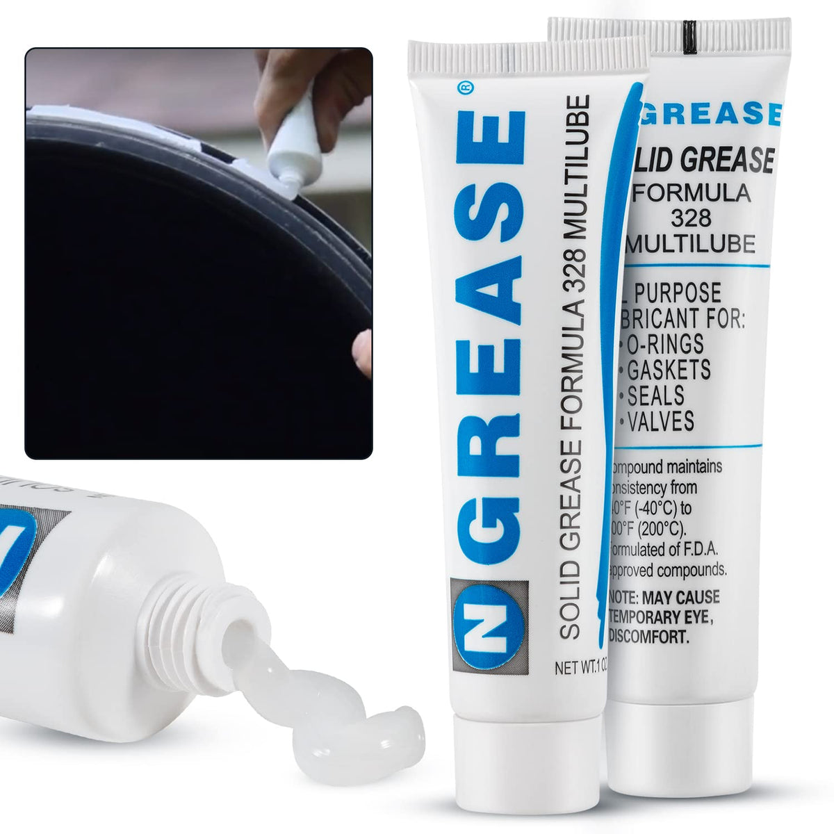 Sunluway SPX0327 gasket lubricant applied to a pool seal for leak prevention