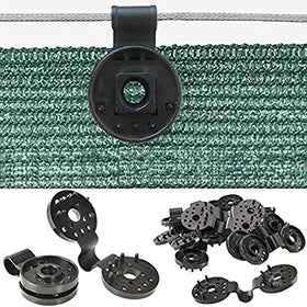 SUNNE shade clips 50pc pack ready for quick shade net installation.