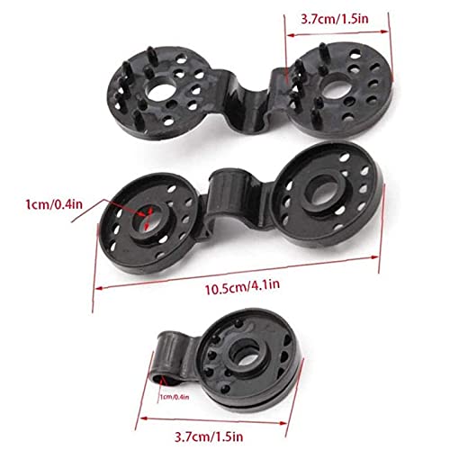 SUNNE shade clips compact dimensions fit edge of garden nets.