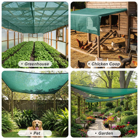 Sunny Guard dog kennel shade improves ventilation and comfort.