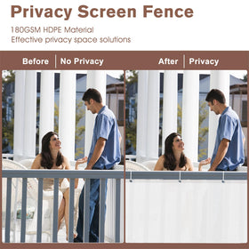 Sunny Guard HDPE material banner shows breathable texture for comfort