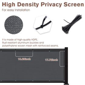 Sunny Guard HDPE material close-up emphasizes safe, breathable fabric.