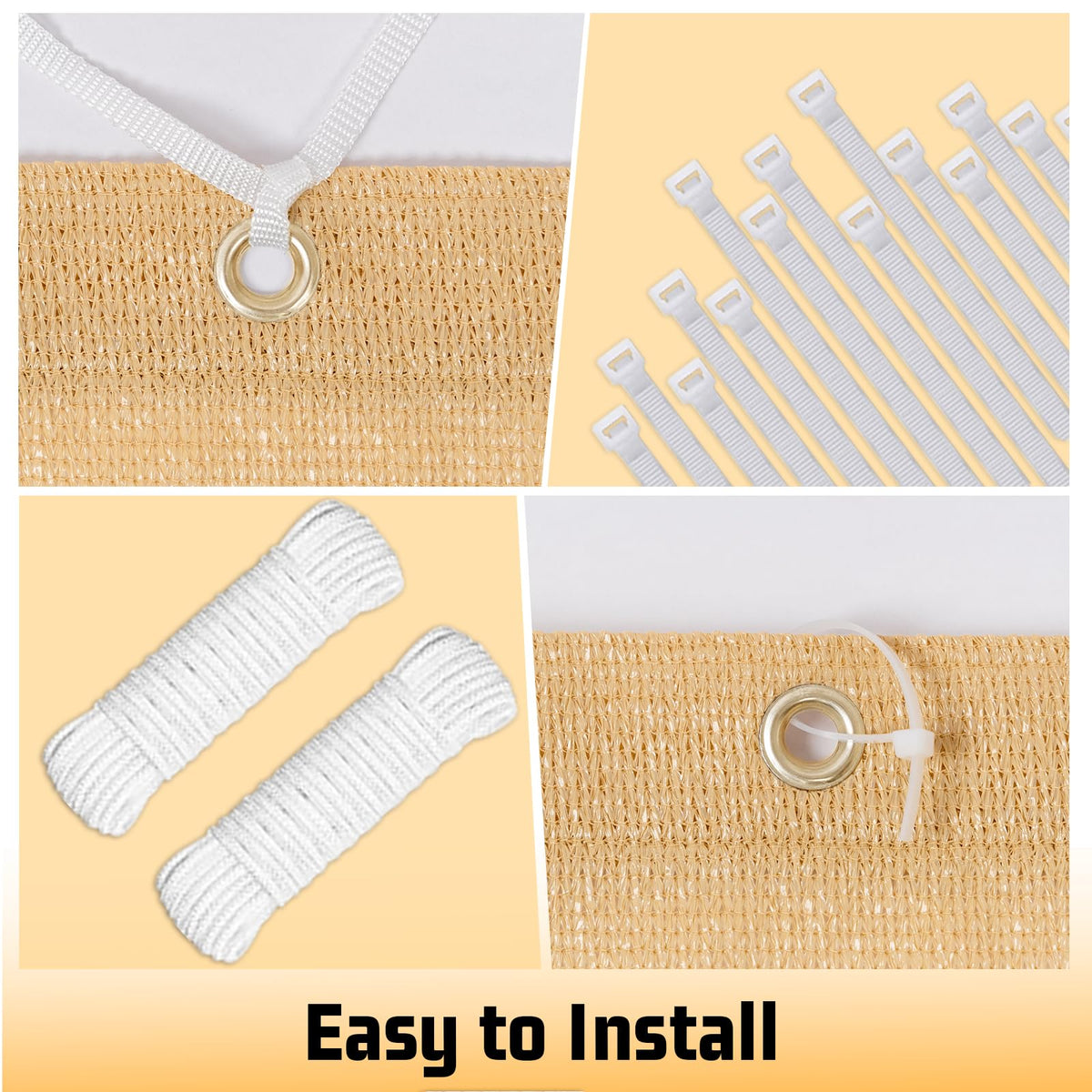 Sunny Guard shade cloth customizable shade solution for patios and gardens.