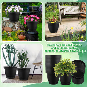Sunnychicc garden pots with pallet-inspired design, ready for setup.