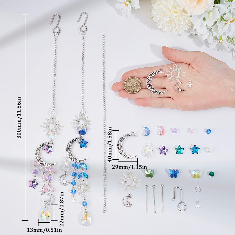 Sunnyclue glass beads in bright colors for rainbow shine