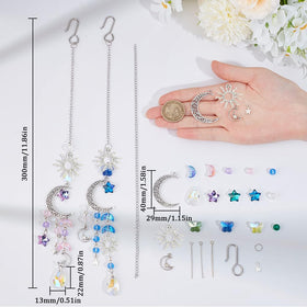 Sunnyclue glass beads in bright colors for rainbow shine
